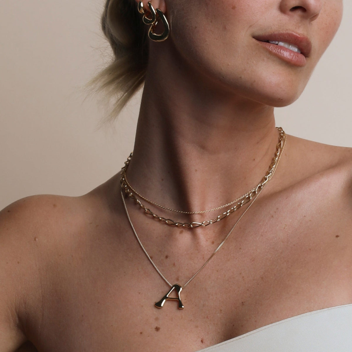 Initial Pendant Necklaces