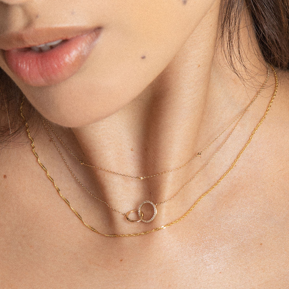 Astrid Chain Necklace in Solid Gold