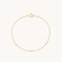Topaz Charm Bracelet in Solid Gold