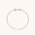 Navette Crystal Bracelet in Rose Gold