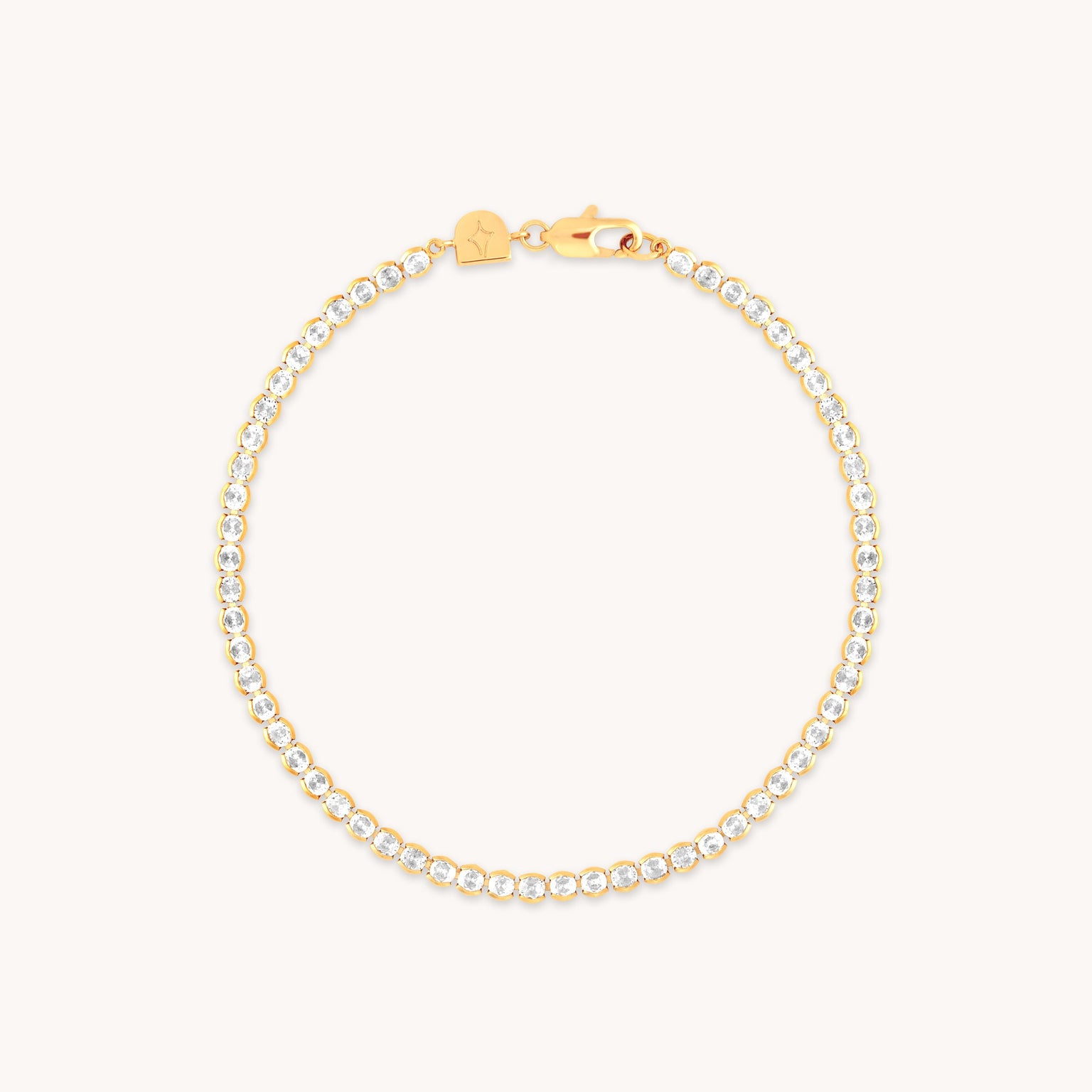 Gleam Bold Tennis Chain Bracelet in Gold