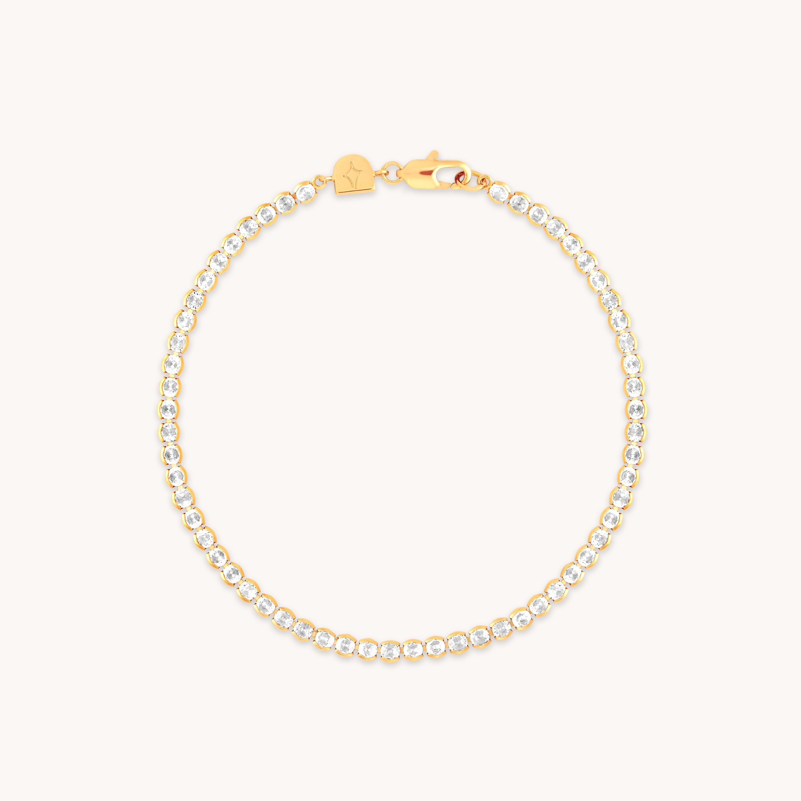 Gleam Bold Tennis Chain Bracelet in Gold