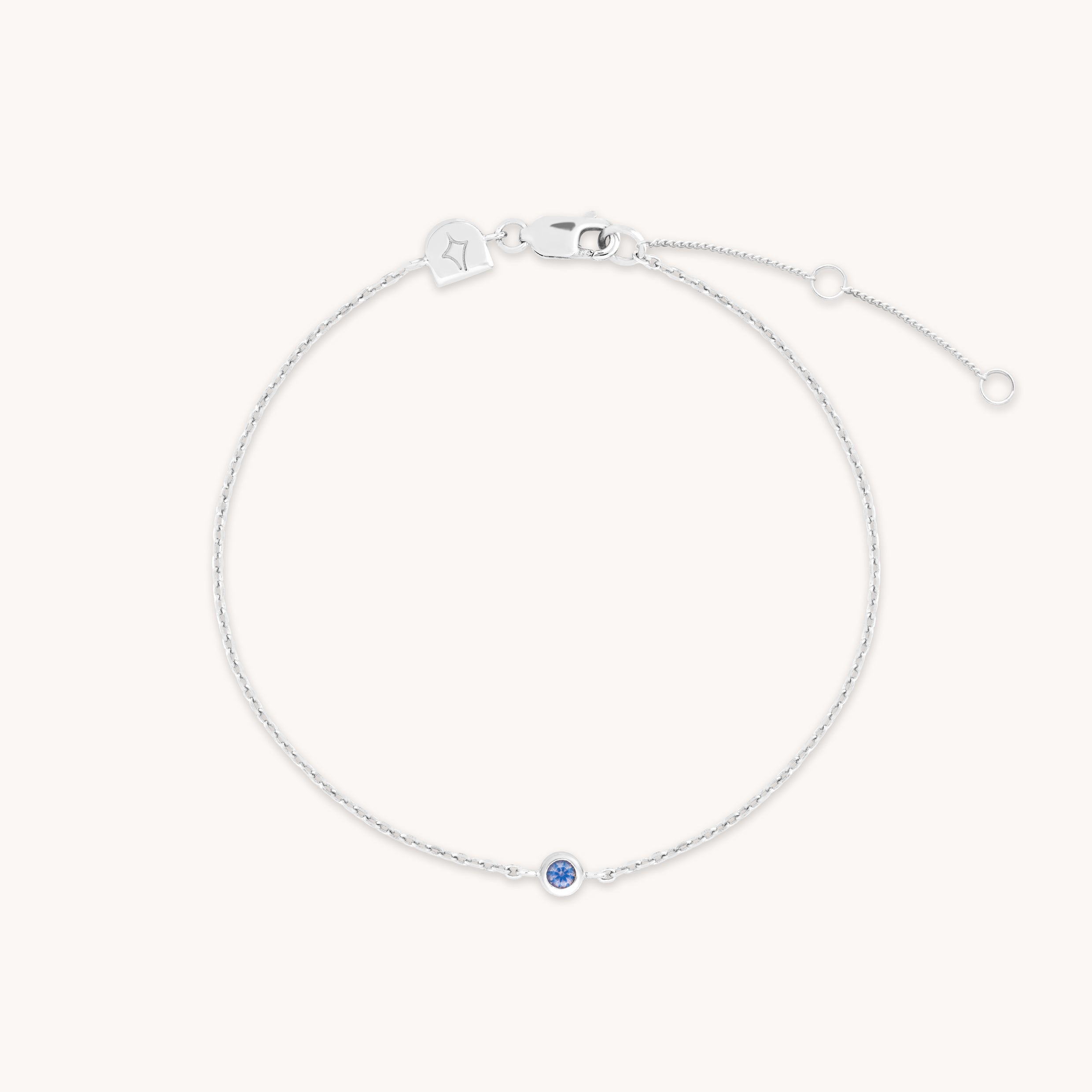 Opal Charm Bracelet in Silver