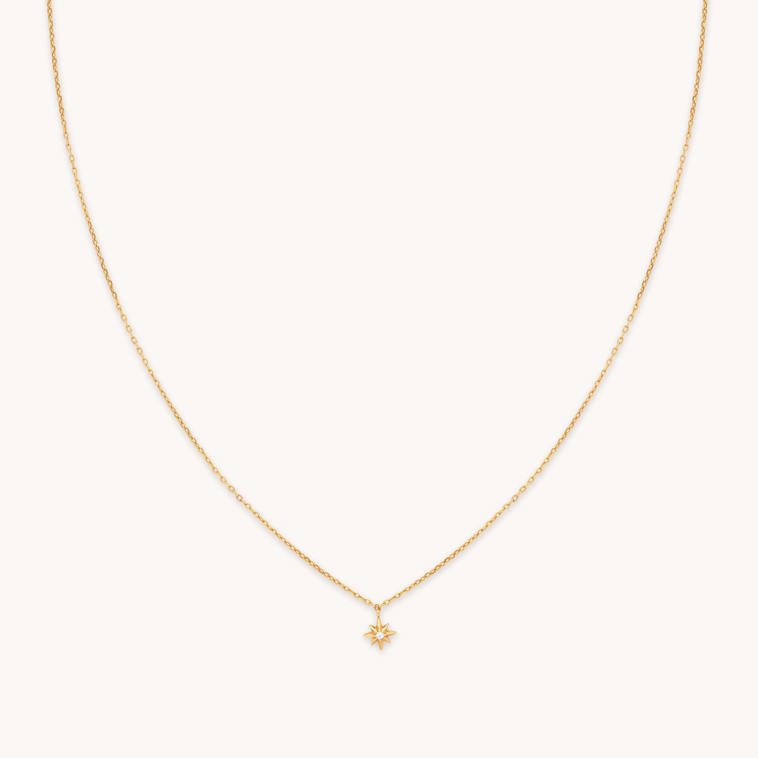 Twilight Star Pendant Necklace in Gold