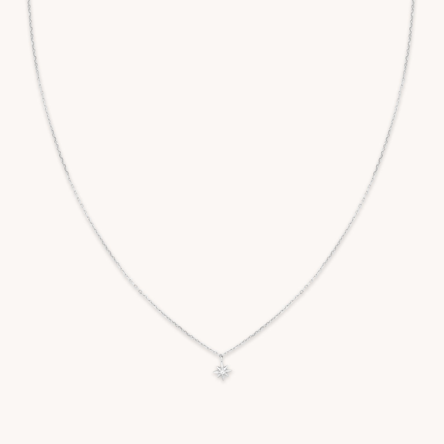 Twilight Star Pendant Necklace in Silver