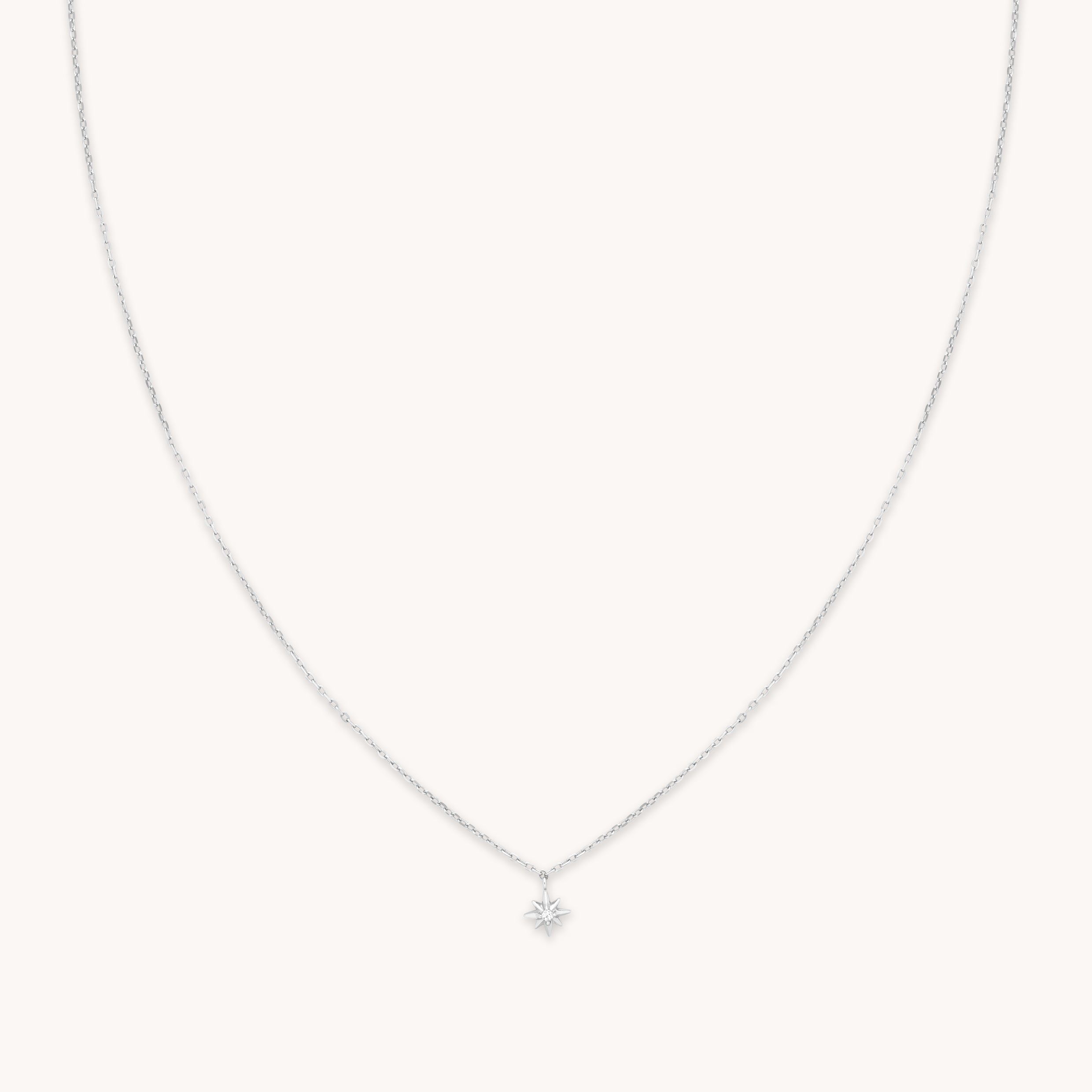 Twilight Star Pendant Necklace in Silver