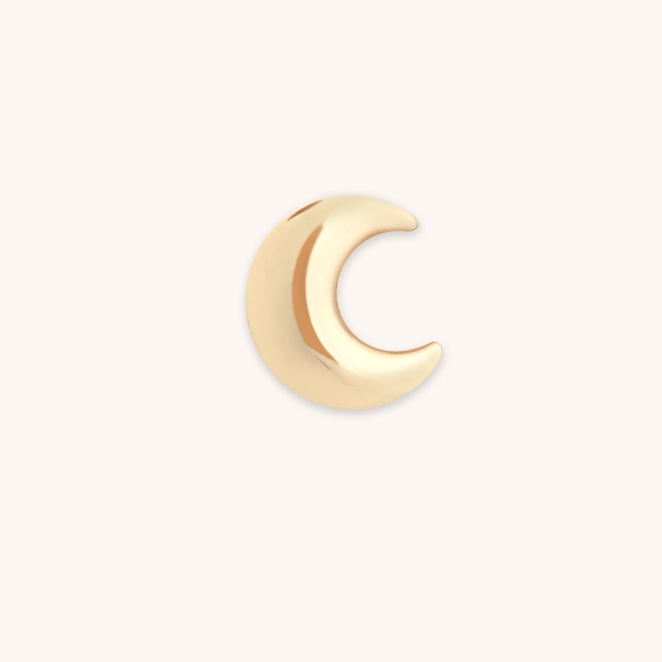 A&M Junior Collection - Moon Click Charm in 9k Gold - Click Charm - Astrid & Miyu