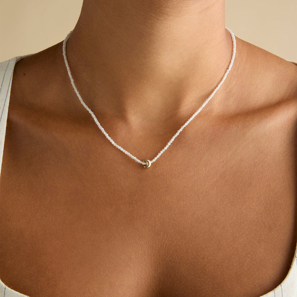 A&M Junior Collection - Moon Click Charm in 9k Gold - Click Charm - Astrid & Miyu