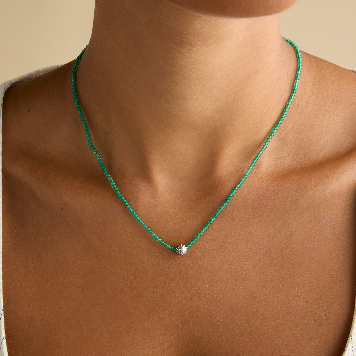 A&M Junior Collection - Sunshine Click Charm in 9k White Gold - Click Charm - Astrid & Miyu