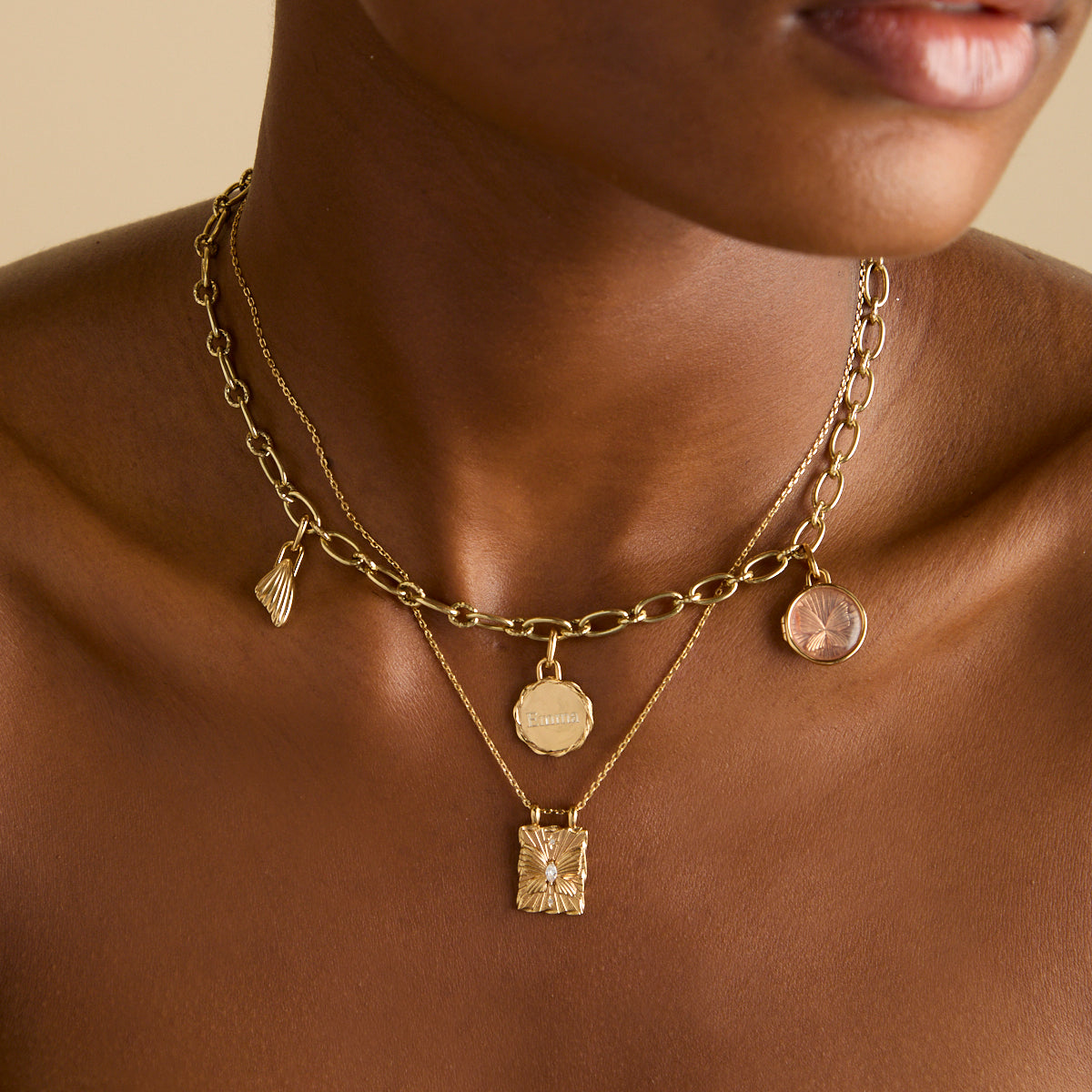 Butterfly Clip Charm in Gold