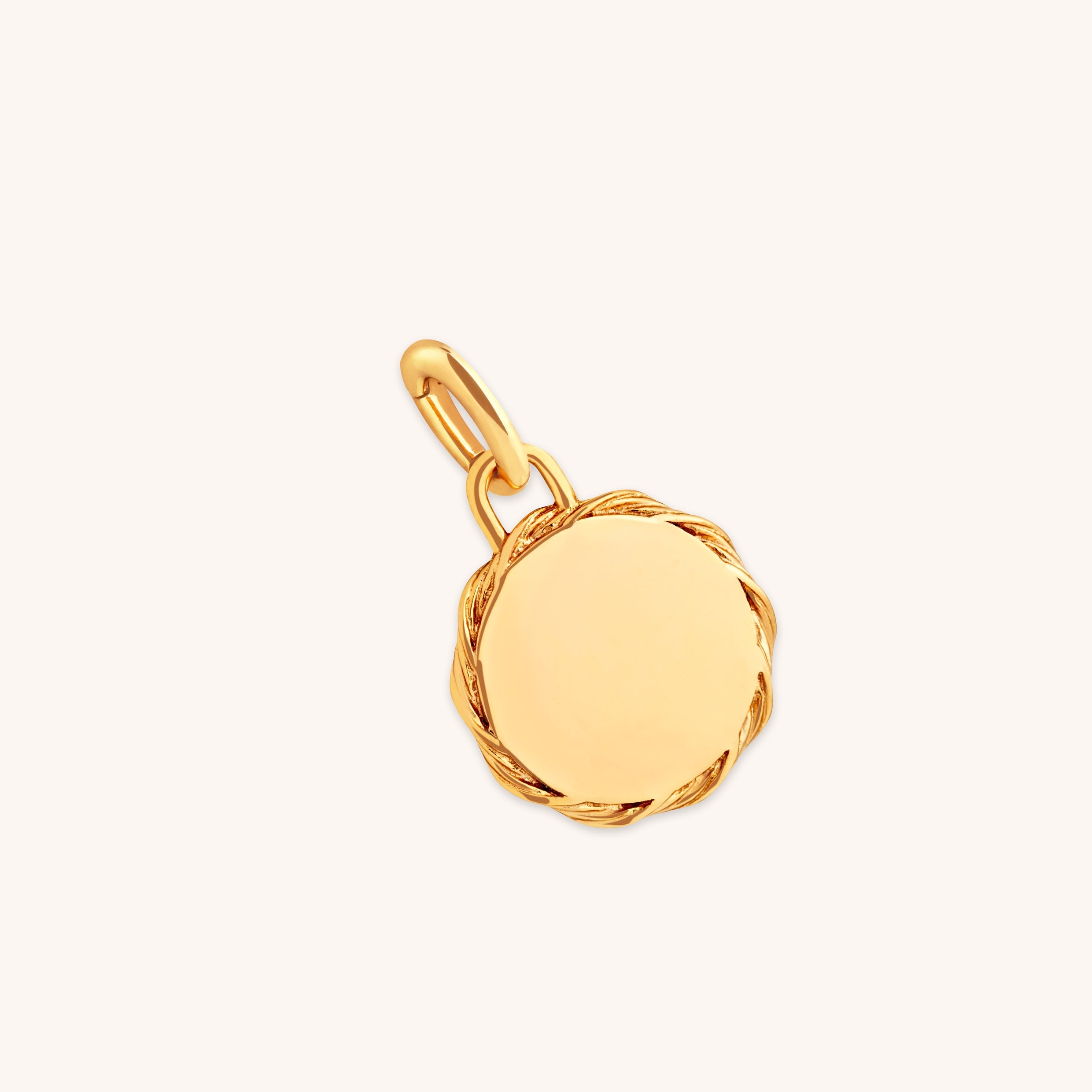 Coin Clip Charm in Gold