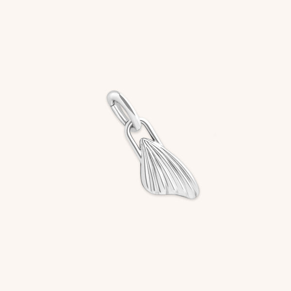Wing Clip Charm in Silver