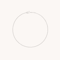 Miyu Chain Bracelet in Solid White Gold