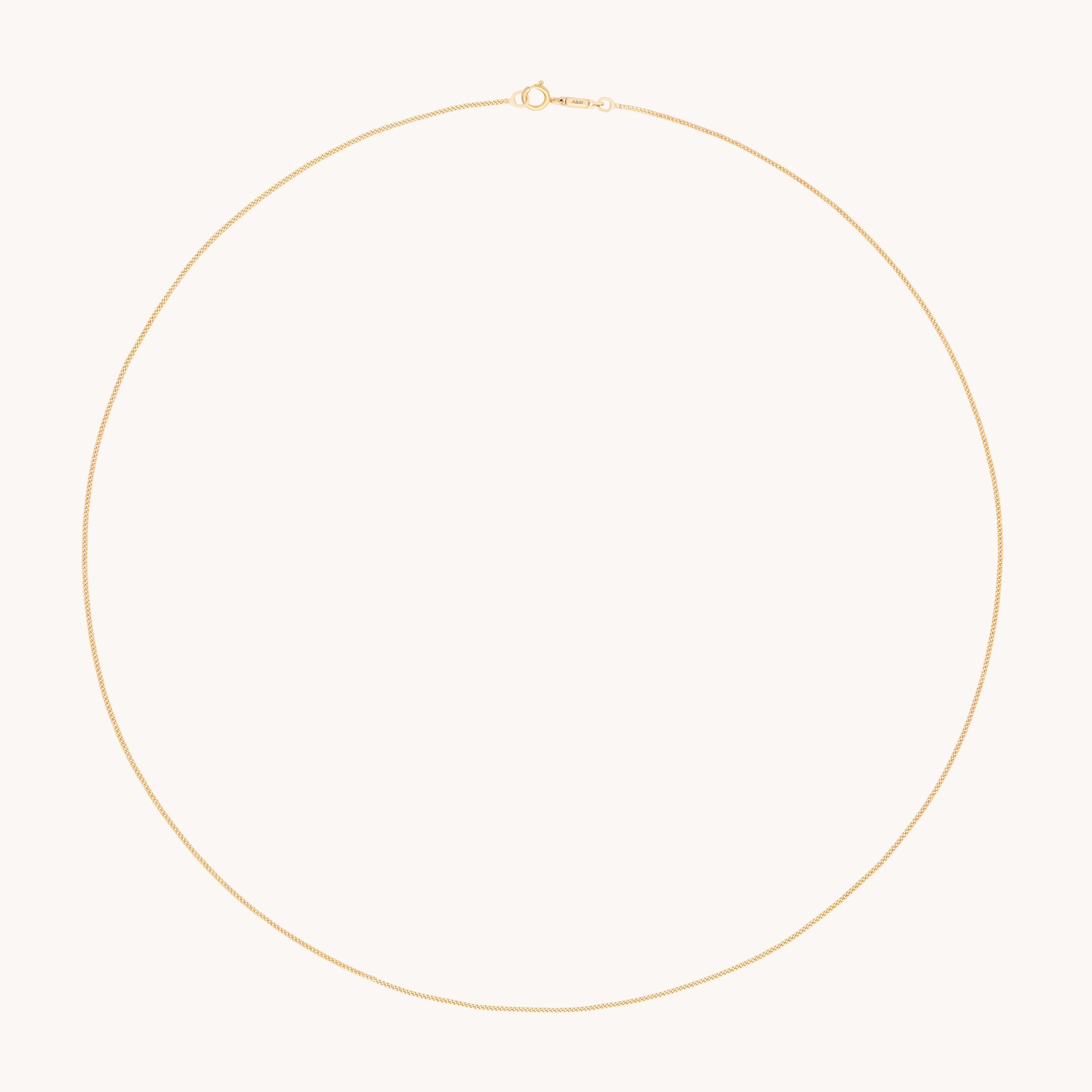 Miyu Chain Necklace in Solid Gold