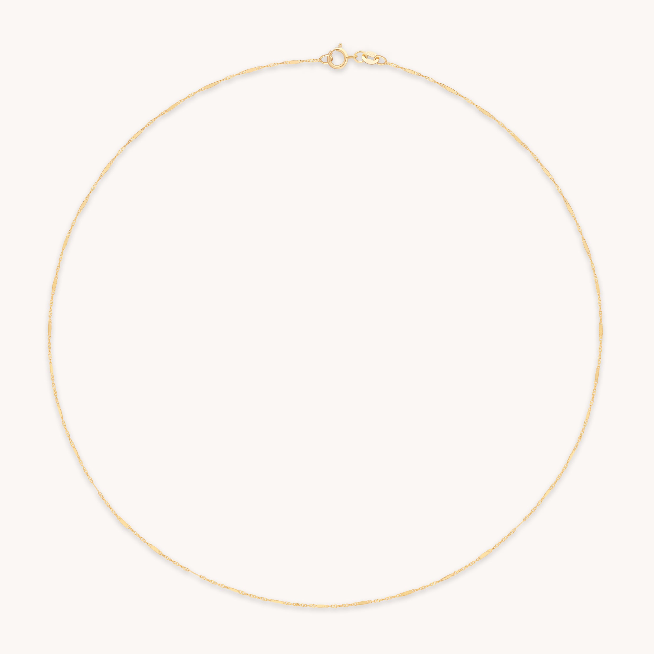 Astrid Chain Necklace in Solid Gold