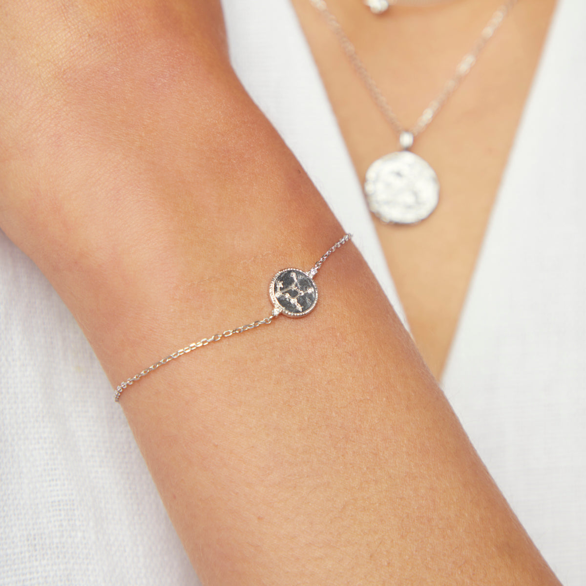 Virgo Zodiac Bracelet in Silver