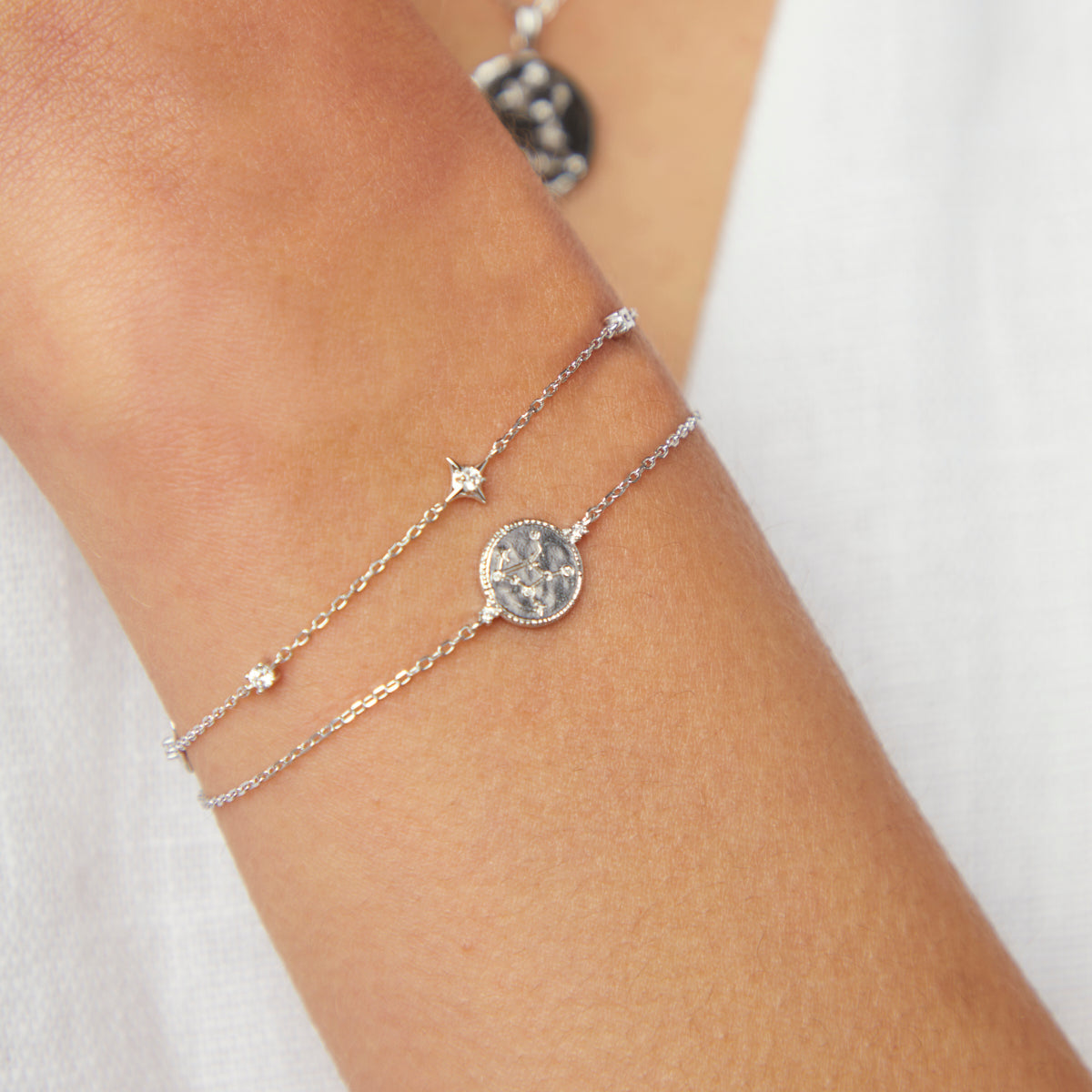 Virgo Zodiac Bracelet in Silver