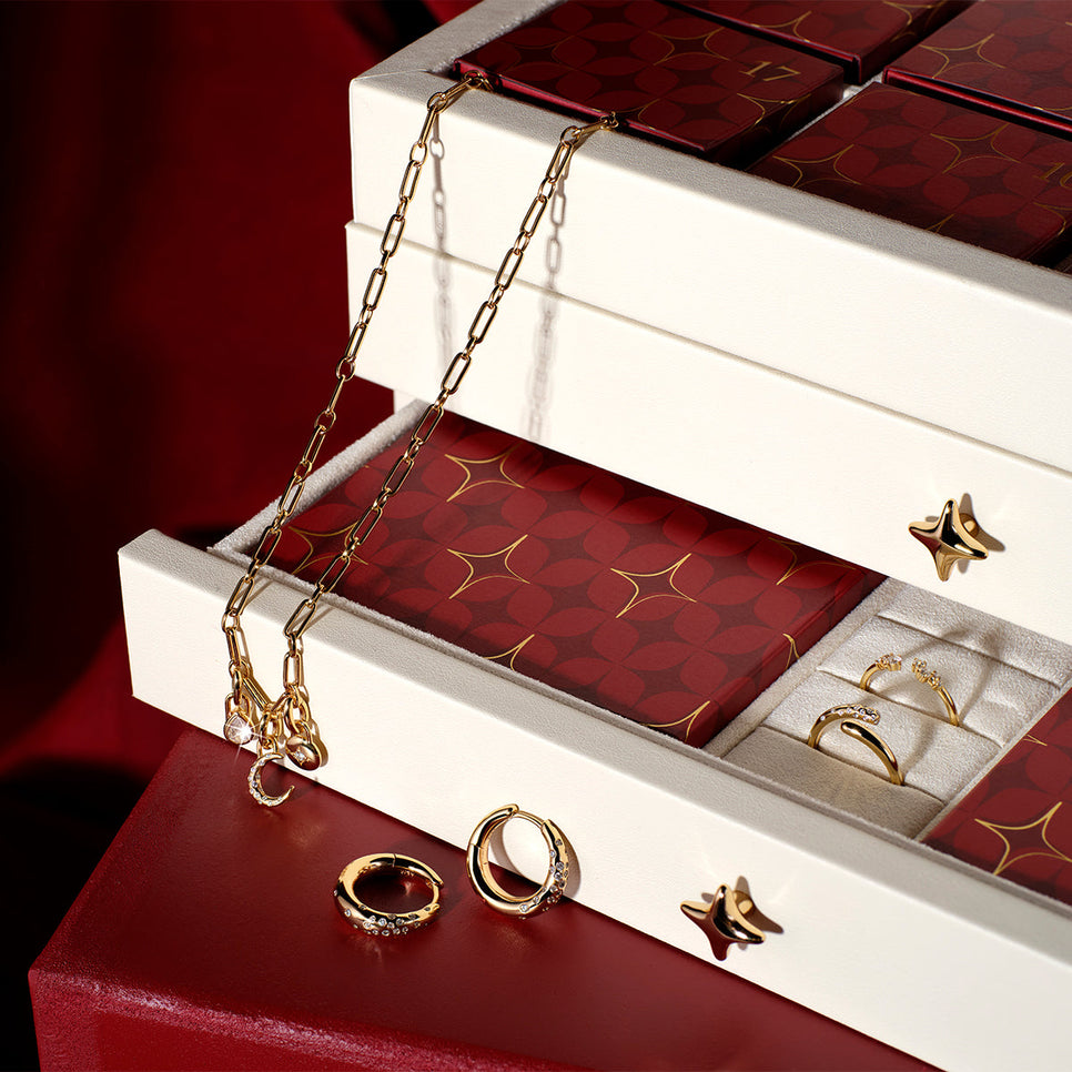 24 Day Advent Calendar in Gold