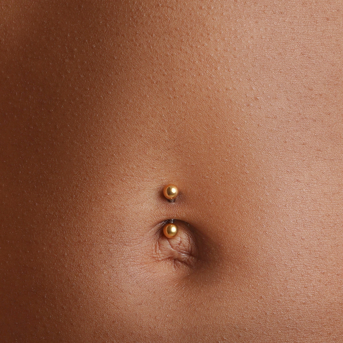 Essential Ball Titanium Belly Bar in Gold