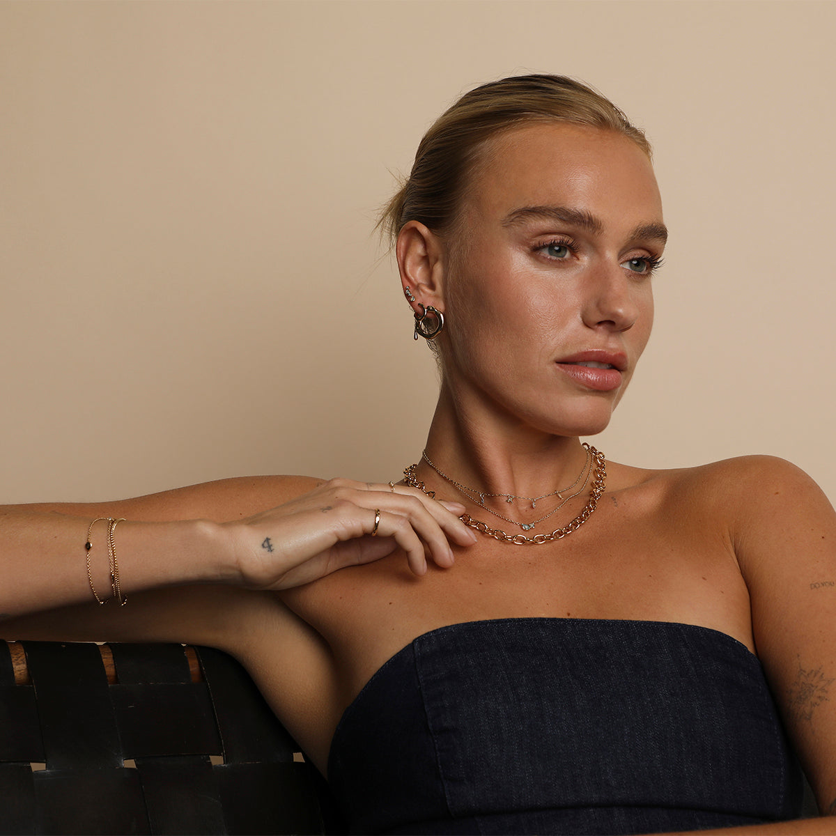 Dragonfly Charm 9k Gold