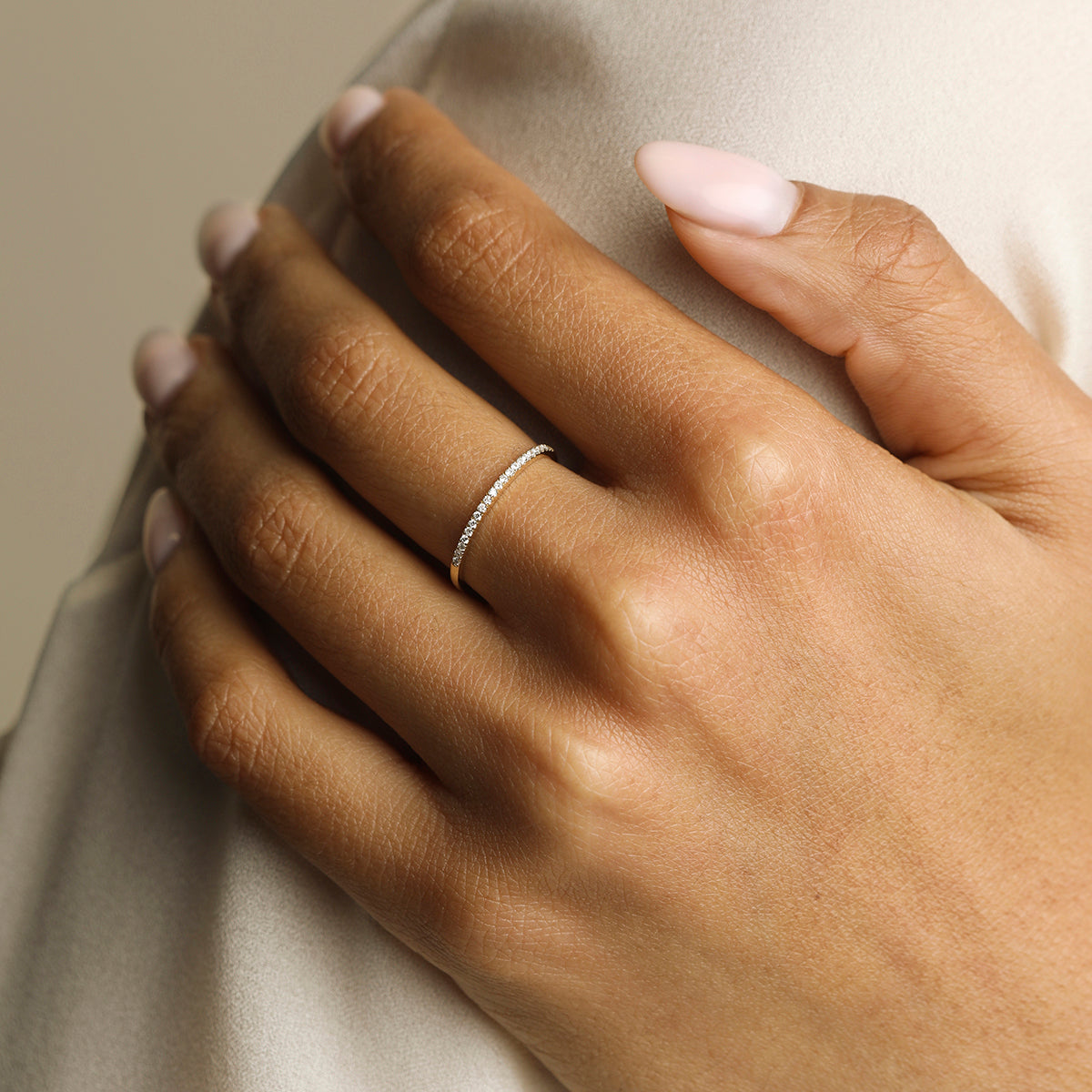 Diamond Eternity Ring in Solid Gold