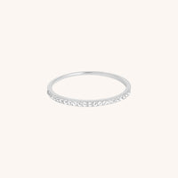 Diamond Eternity Ring in Solid White Gold