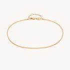 Essential Box Chain Anklet in Gold