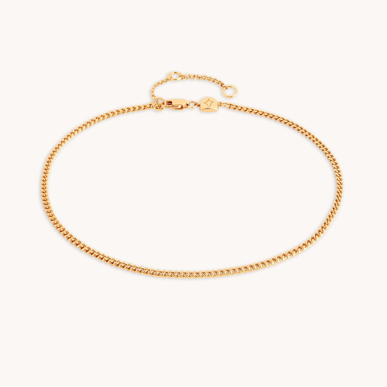 Essential Curb Chain Anklet in Gold