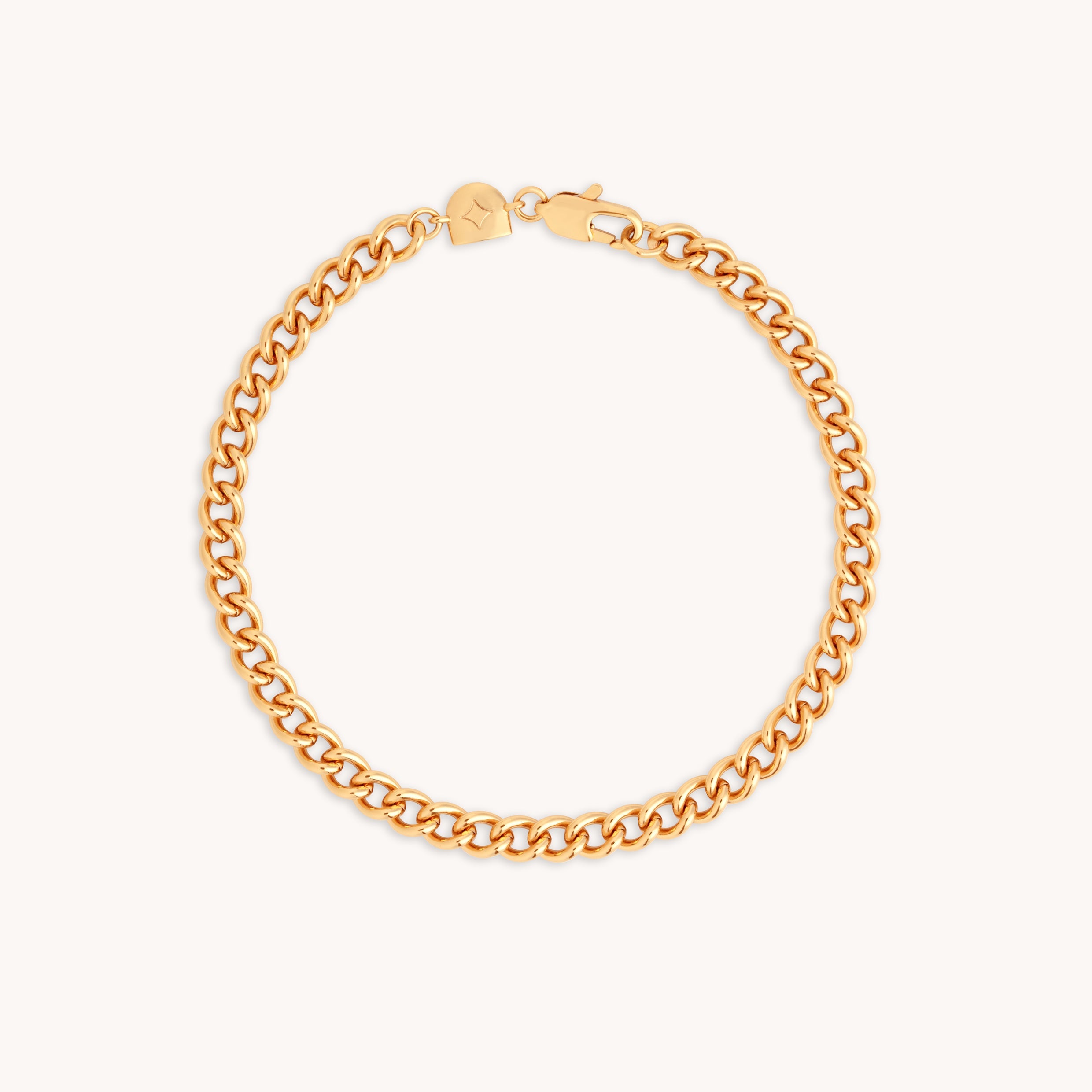 Bold Essential Curb Chain Bracelet in Gold