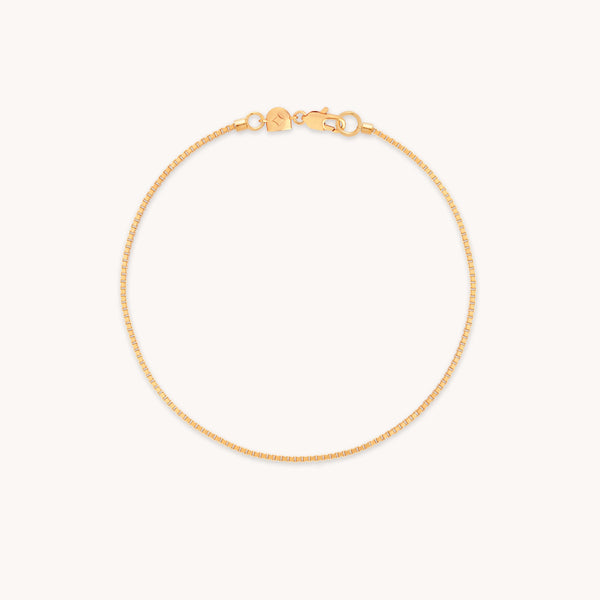 Essential Box Chain Bracelet in Gold