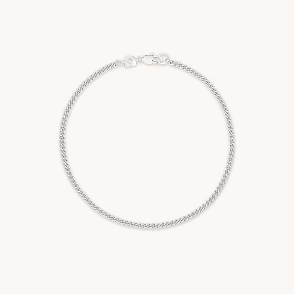 Essential Curb Chain Bracelet in Silver