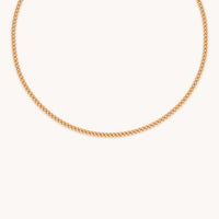 Bold Essential Curb Chain Necklace in Gold