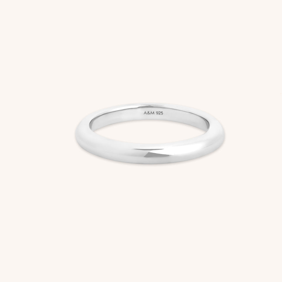 Essential Stacking Ring in Silver