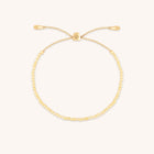 Citrine November Beaded Bracelet in Solid Gold