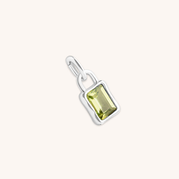 Olivine August Clip Charm in Silver-Astrid & Miyu