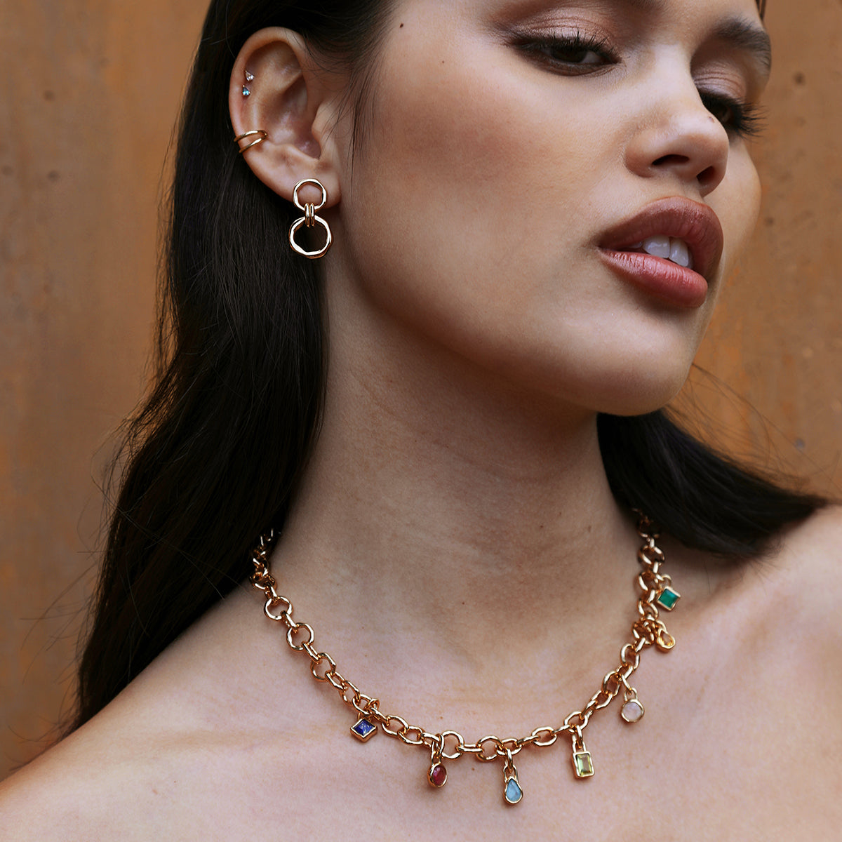 Moonstone June Clip Charm in Gold-Astrid & Miyu