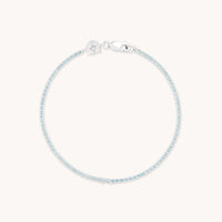 Blue Tennis Bracelet-Astrid & Miyu