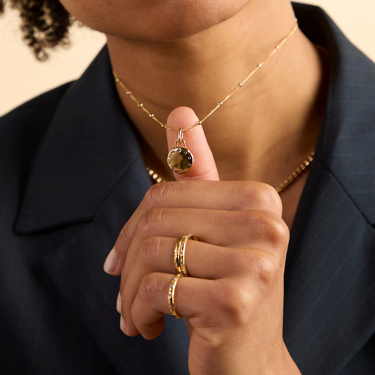 Molten Texture Charm-Astrid & Miyu