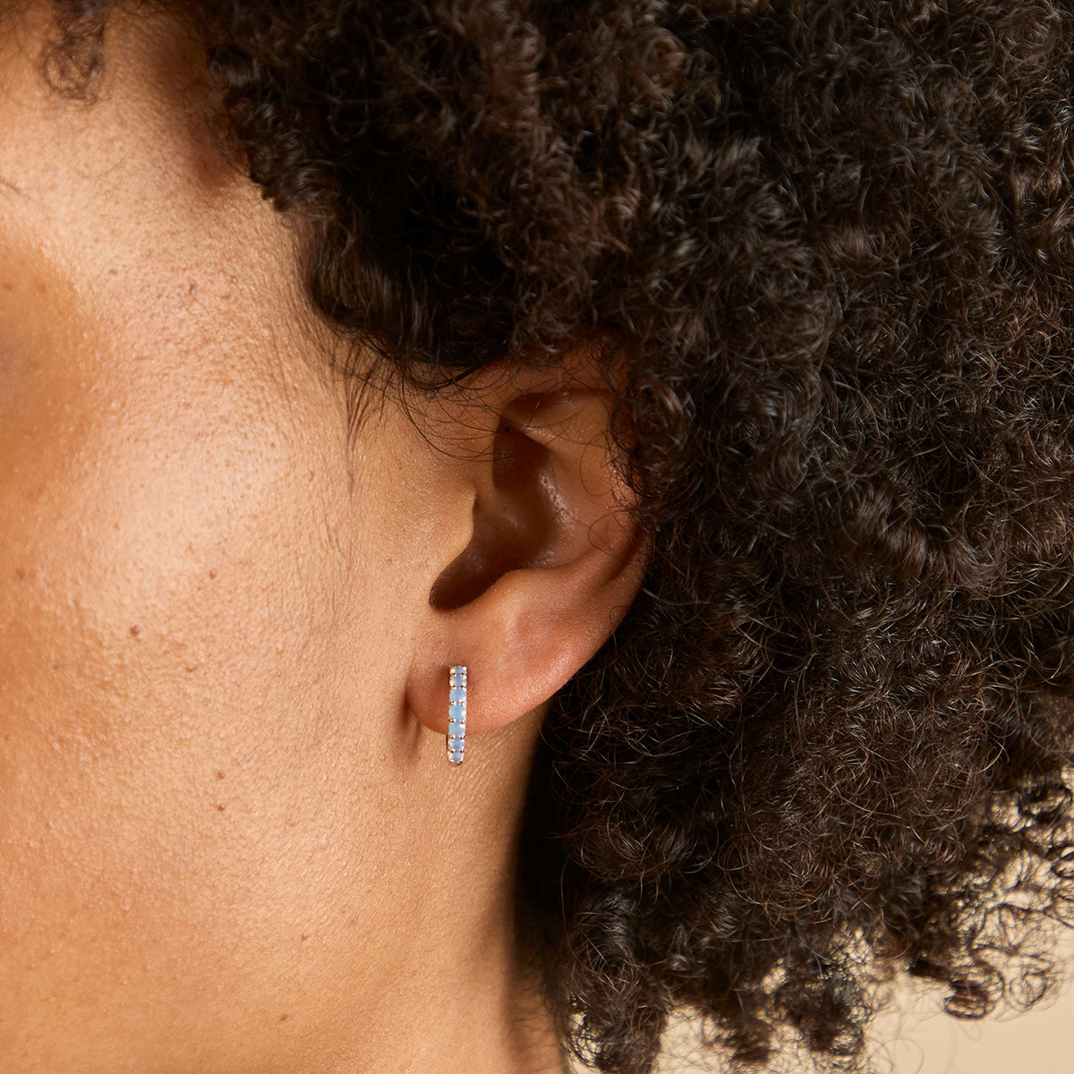 Opal & Pear Charm Huggies-Astrid & Miyu