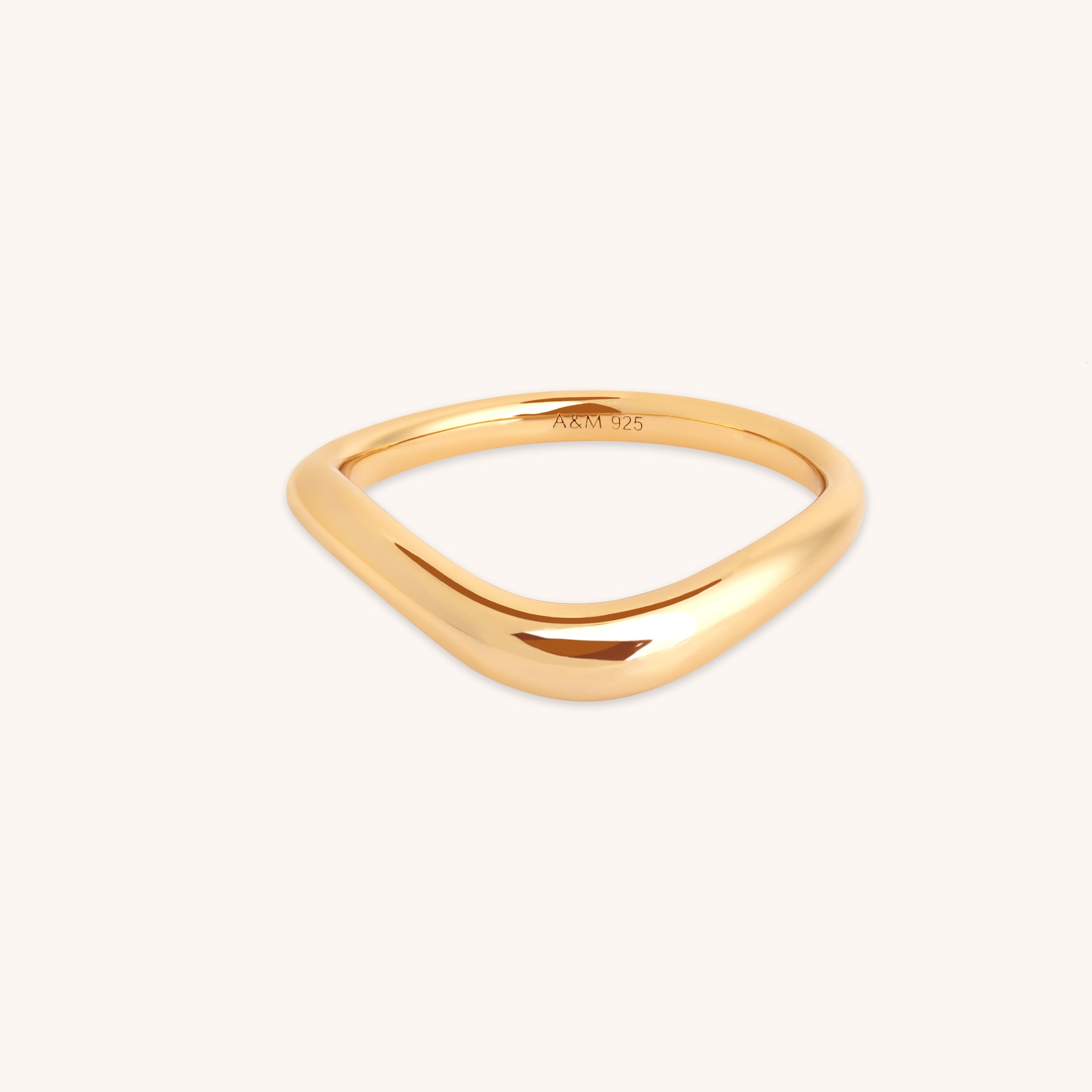 Wave Ring in Gold