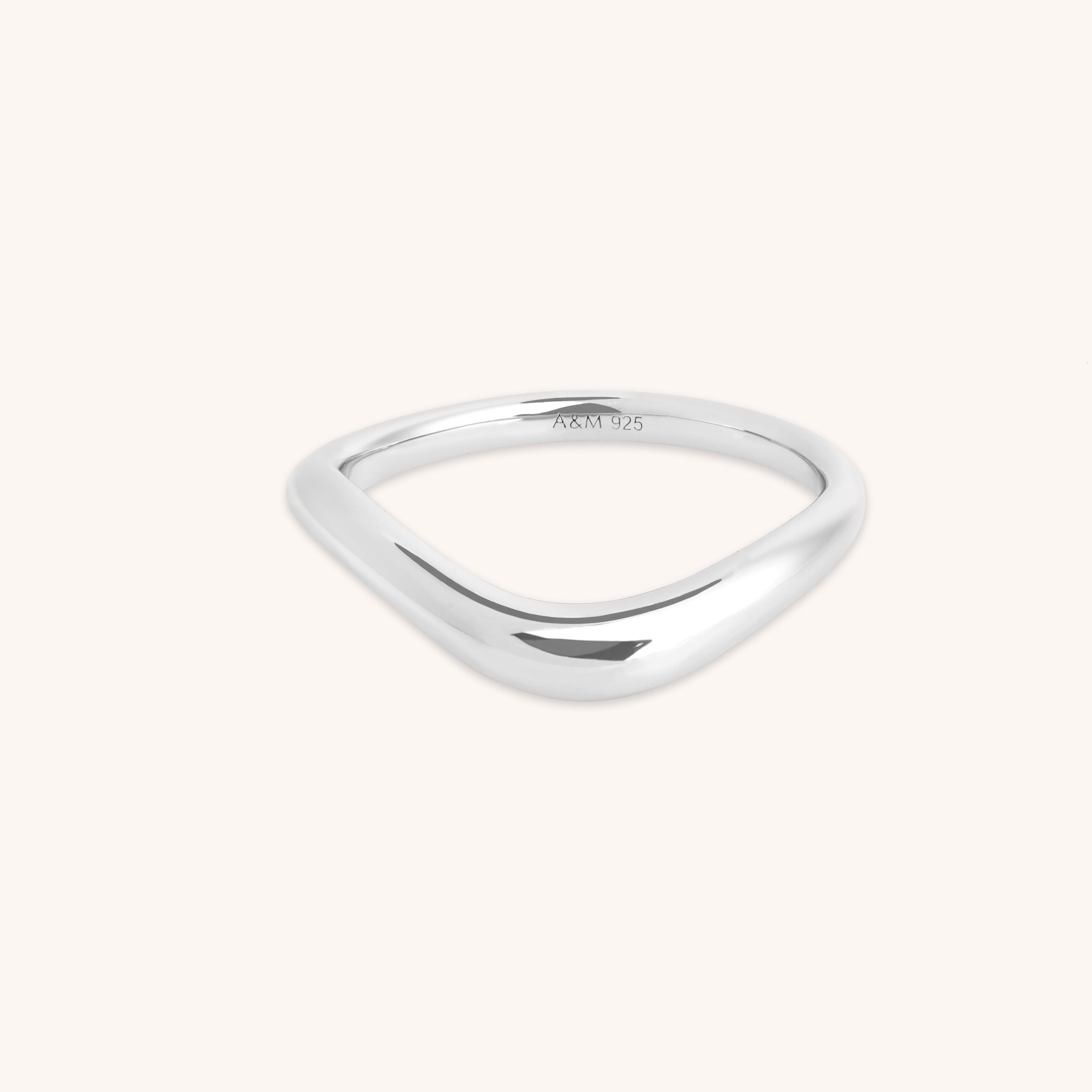 Wave Ring in Silver