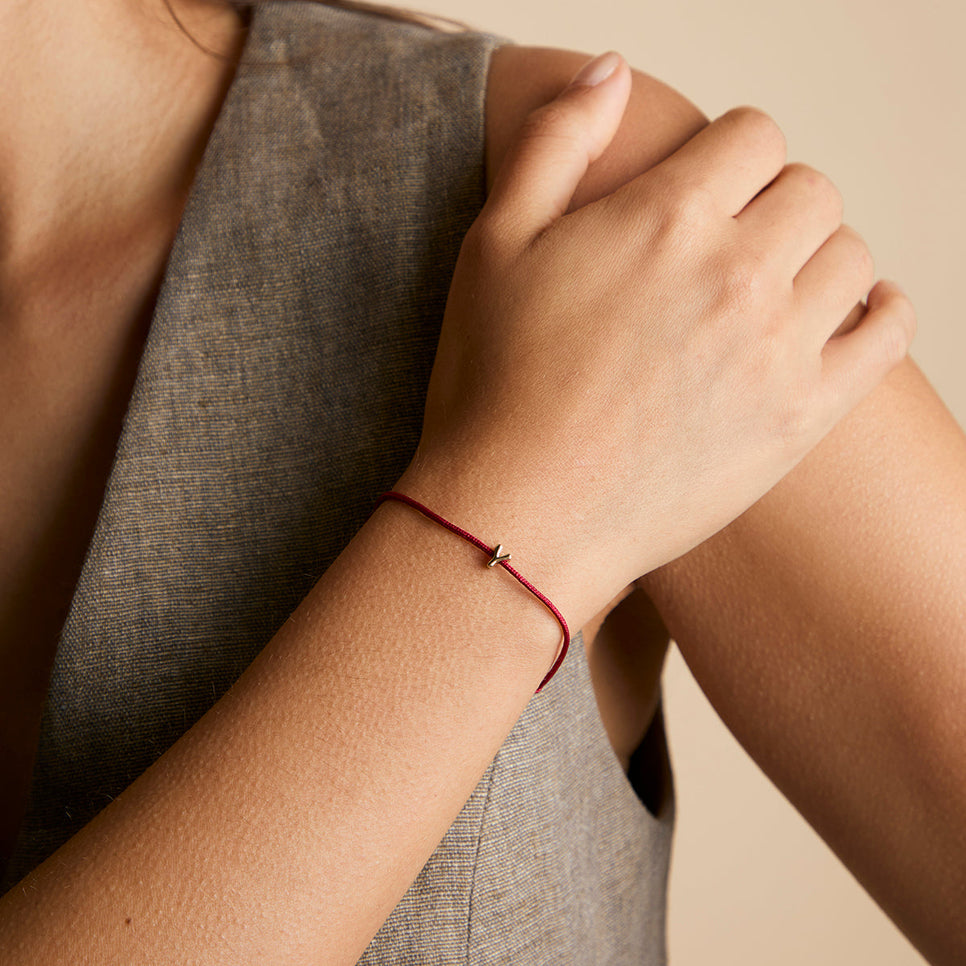 Y Initial Click Charm in Solid Gold-Astrid & Miyu