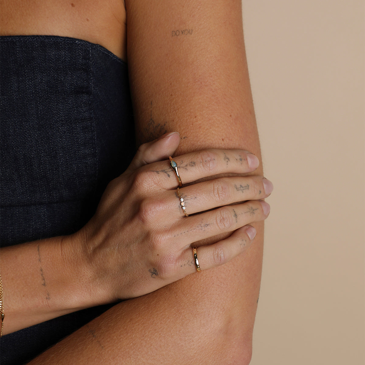 Opal Cocktail Ring in Gold