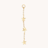 Multi Star Piercing Chain in Solid Gold-Astrid & Miyu