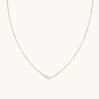 Crystal Scatter Necklace in Gold
