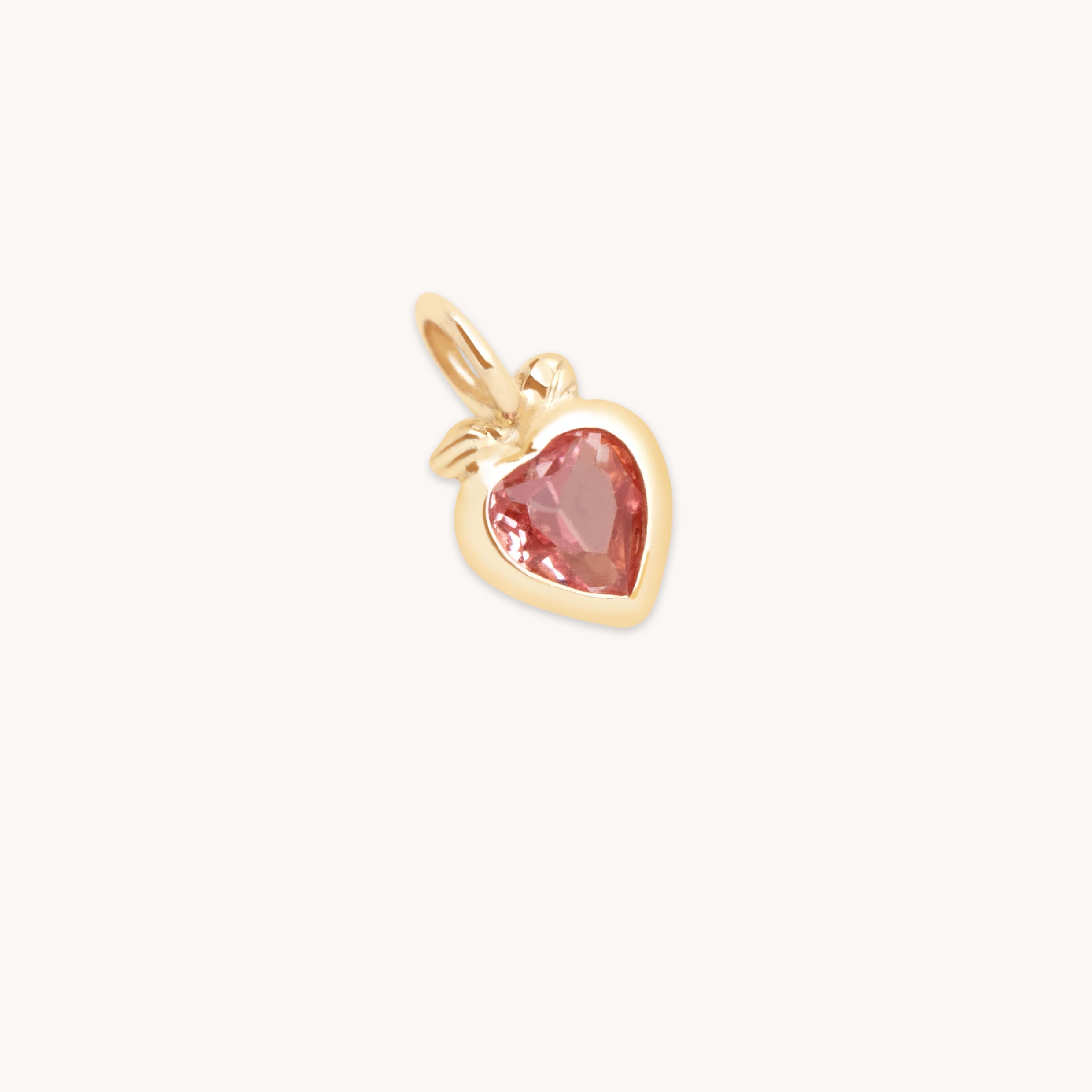 Peach Charm 9k Gold