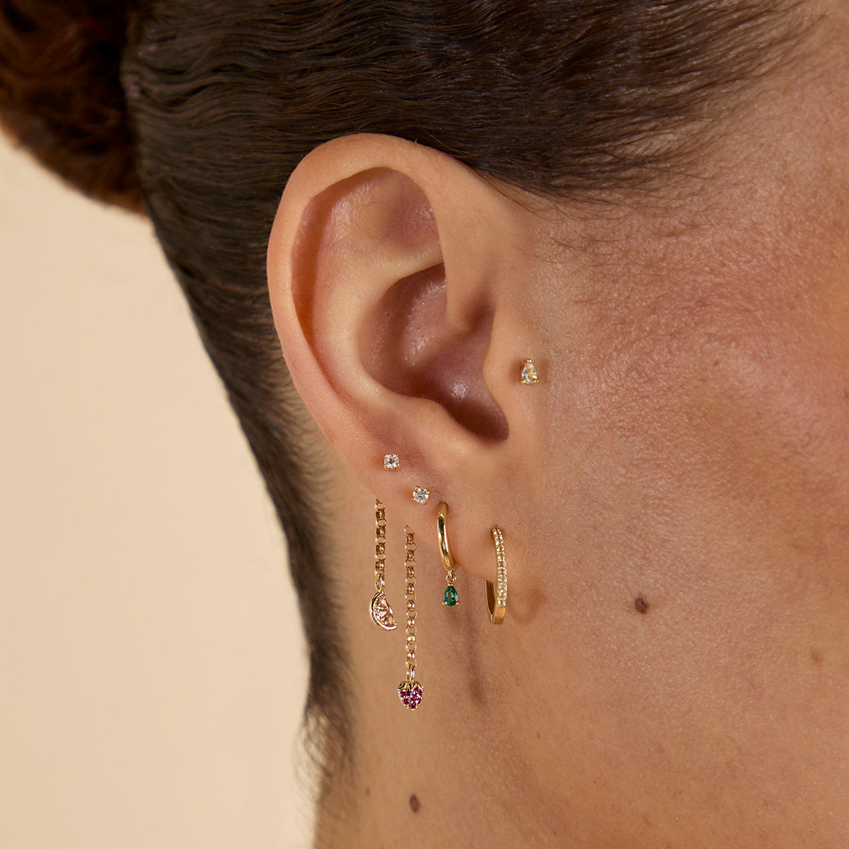 Strawberry Charm 9k Gold