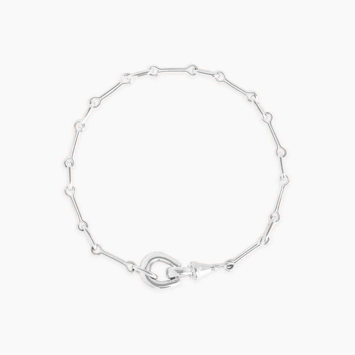 Hardware Chain Bracelet in Silver-Astrid & Miyu