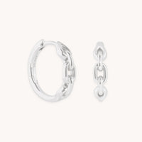 Hardware Link Hoops in Silver-Astrid & Miyu