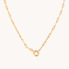 Hardware Chain Necklace in Gold-Astrid & Miyu